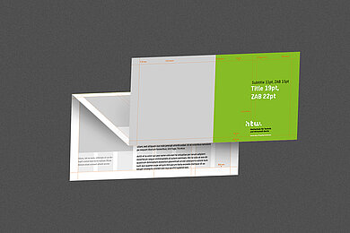 DIN Lang Flyer Querformat Wickelfalz